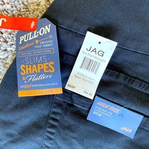 Pull on straight leg pants